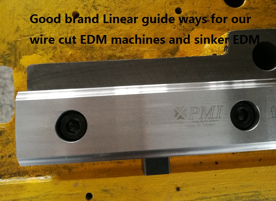 PMI linear guide way for a higher accuracy